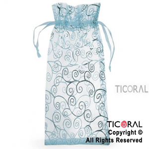 BOLSA ORGANZA CELESTE15X25 ARABESCO HS3971-3 x 1